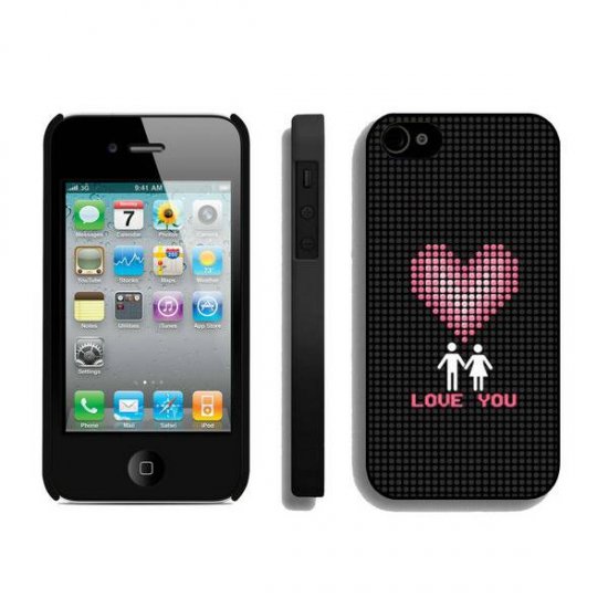 Valentine Love You iPhone 4 4S Cases BUQ - Click Image to Close